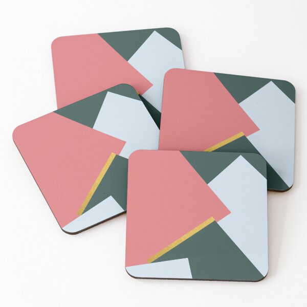 Item preview, Minimalist Candy Pink Dark Grey Beau Blue  designed and sold by BEyourself be.
