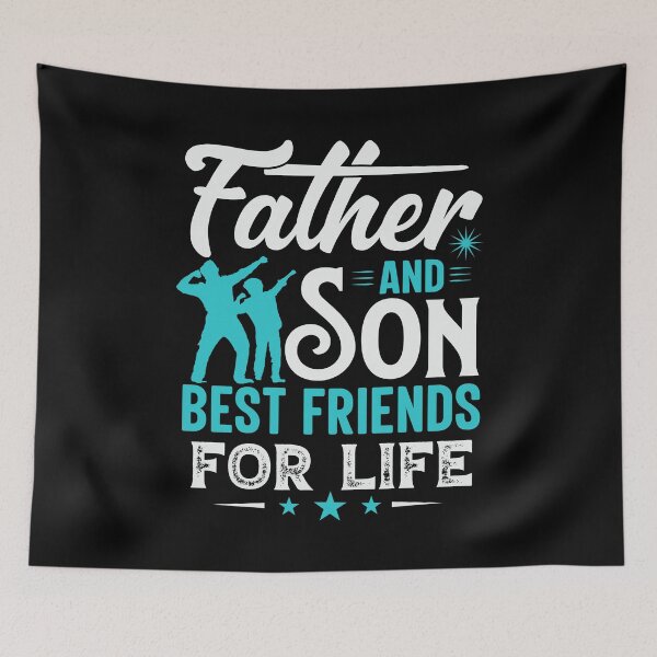 Item preview, FATHER AND SON BEST FRIENDS FOR LIFE designed and sold by Printoweb.