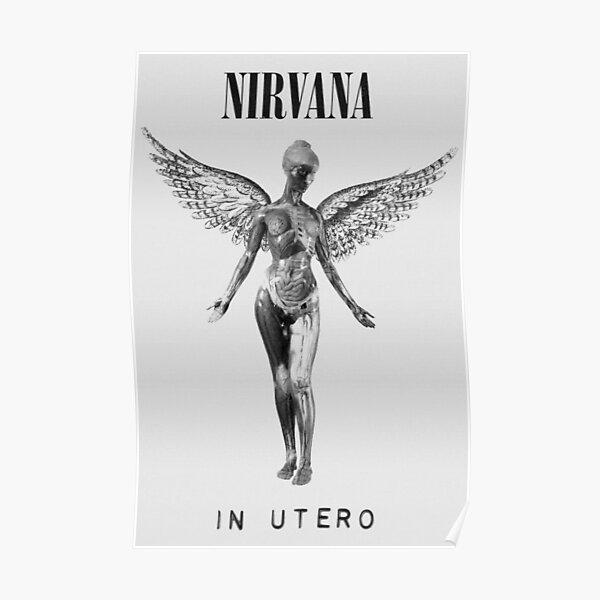 Grunge Album In Utero Poster Poster