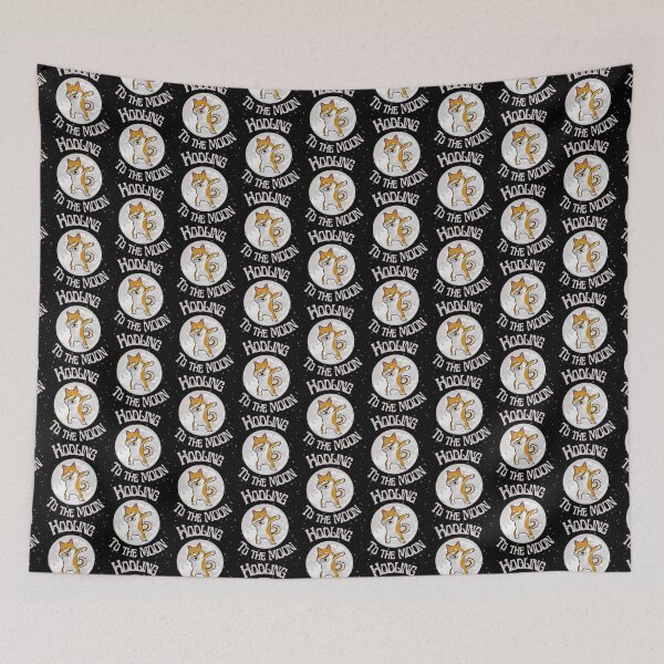 Item preview, Dab Dog Hodling To The Moon Cryptocurrency designed and sold by MagicArtworks.