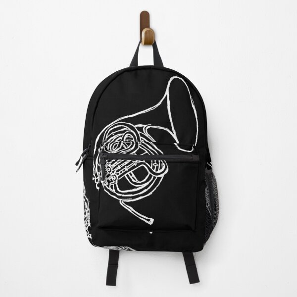 Item preview, Minimal Brass Music Vintage French Horn designed and sold by badlydrawnbabe.