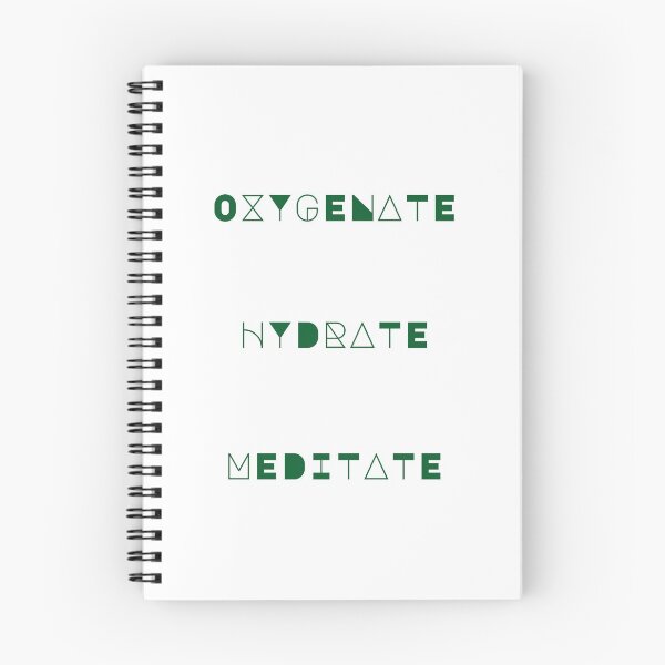 Item preview, Oxygenate, Hydrate, Meditate - Forest Green  designed and sold by visual-samadhi.