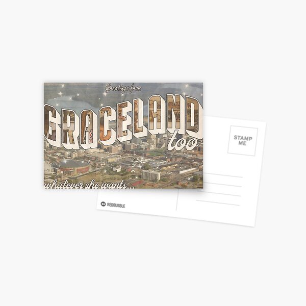 graceland too postcard Postcard