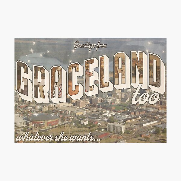 graceland too postcard Photographic Print by waakeme-up