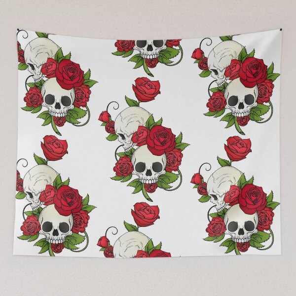 Item preview, Death and life, skulls and roses. designed and sold by Senior-Kuzmin.