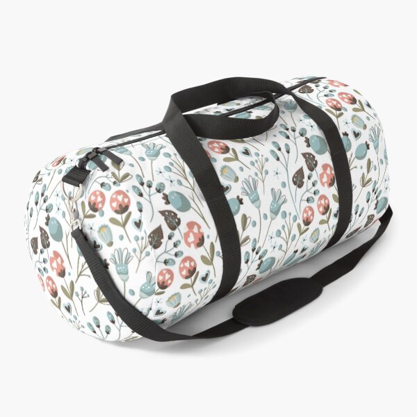 Item preview, Awesome Floral Pattern Blue and Pink Flowers Illustration Art designed and sold by MortexApparel.