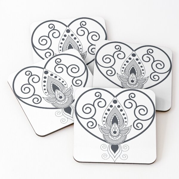 Item preview, Mandala Heart - Yoga design designed and sold by madhavirao.