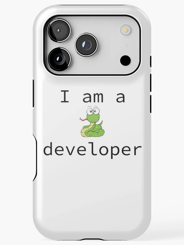 Thumbnail 1 of 4, iPhone Case, Python Developer - Pun Intended designed and sold by Amerant.