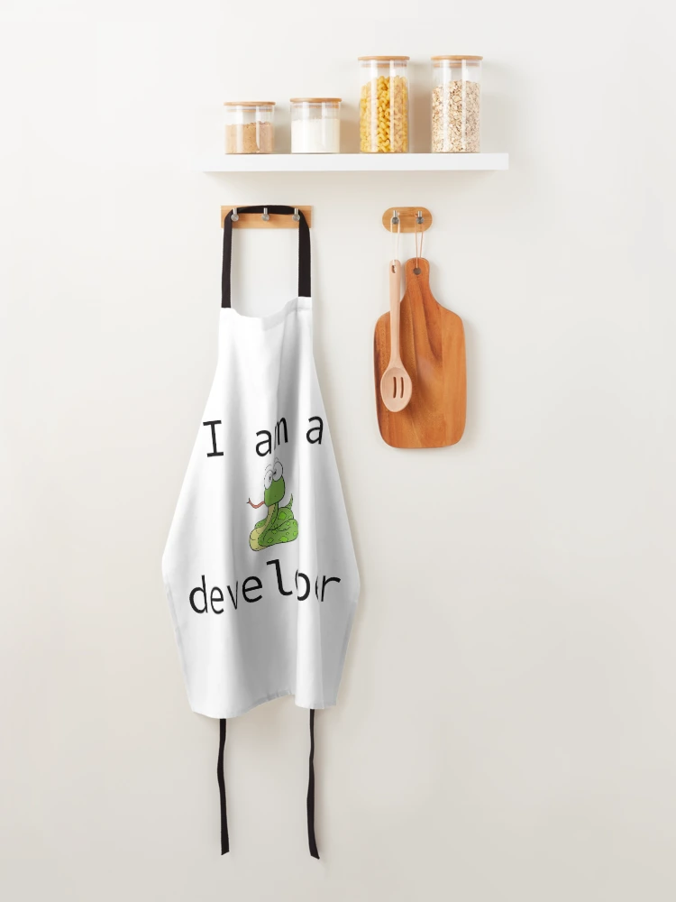 Thumbnail 4 of 6, Apron, Python Developer - Pun Intended designed and sold by Amerant.