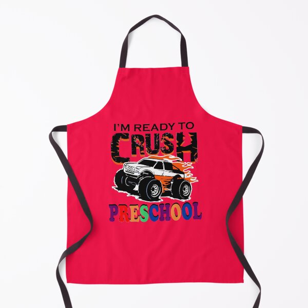 Item preview, im ready to crush preschool truck back to school designed and sold by whatsyokidswear.