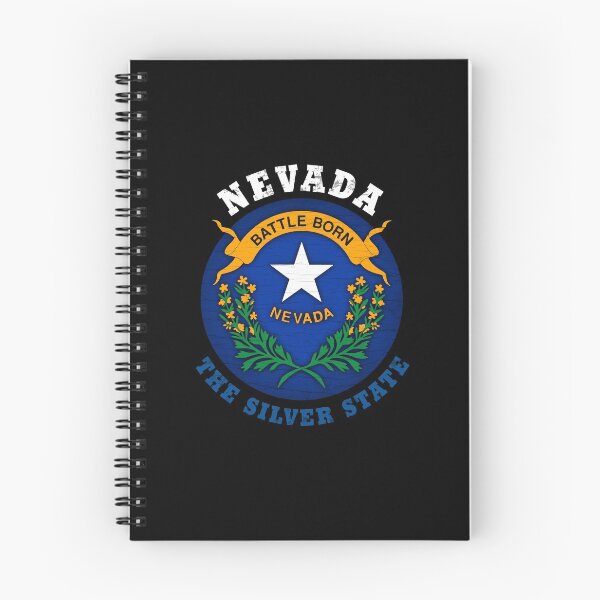 Item preview, NEVADA SILVER STATE FLAG designed and sold by Madjack Tees Kiwi SuperStore.