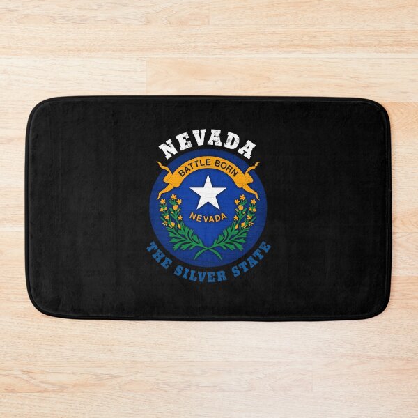 Item preview, NEVADA SILVER STATE FLAG designed and sold by Madjack Tees Kiwi SuperStore.