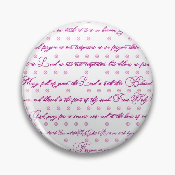 Item preview, Rosary Prayers -- Pink -- English designed and sold by OrateFratres.