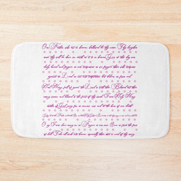 Item preview, Rosary Prayers -- Pink -- English designed and sold by OrateFratres.
