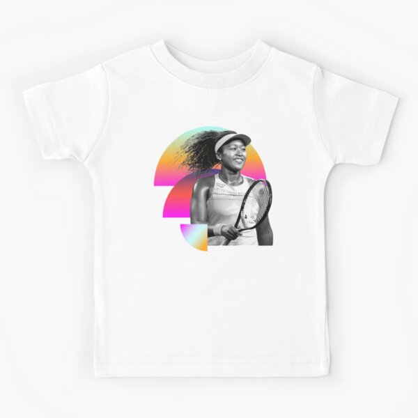 illustration of naomi osaka retro T-shirt enfant