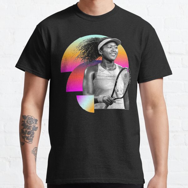 illustration of naomi osaka retro T-shirt classique