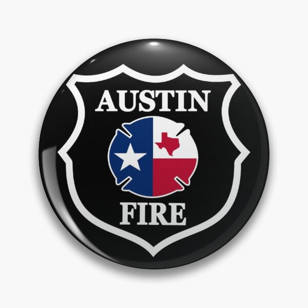 Item preview, Austin Fire Badge designed and sold by Luc @mcfcreyes.