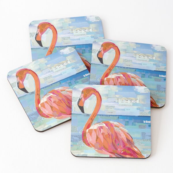 Item preview, Flamingo collage designed and sold by Oliva-Collage.