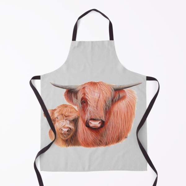 Item preview, Highlander Cow with Calf-g designed and sold by SandraWarmerdam.