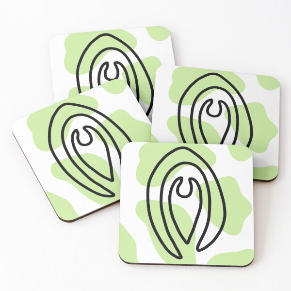 Item preview, Cow Print Vulva Feminist Art Print Yoni Bedroom Livingroom designed and sold by Femminine-art.