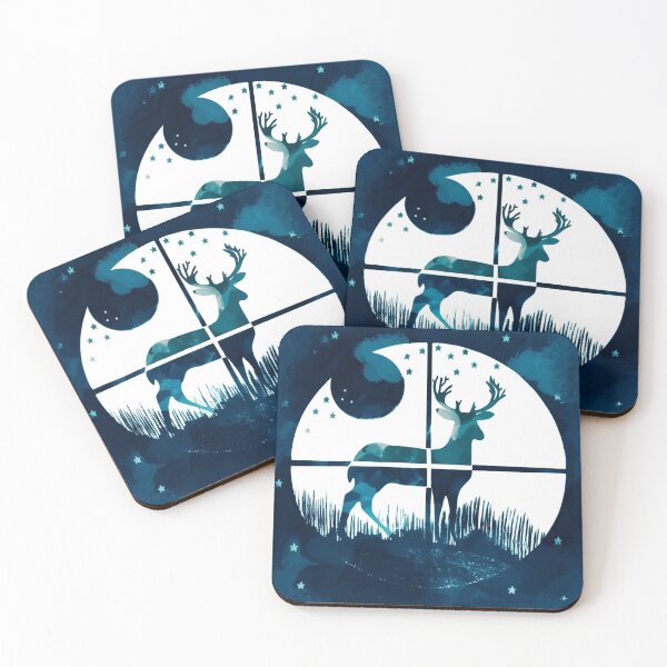 Item preview, Deer Hunter Target in Midnight Blue Camo designed and sold by Kristi Duggins.