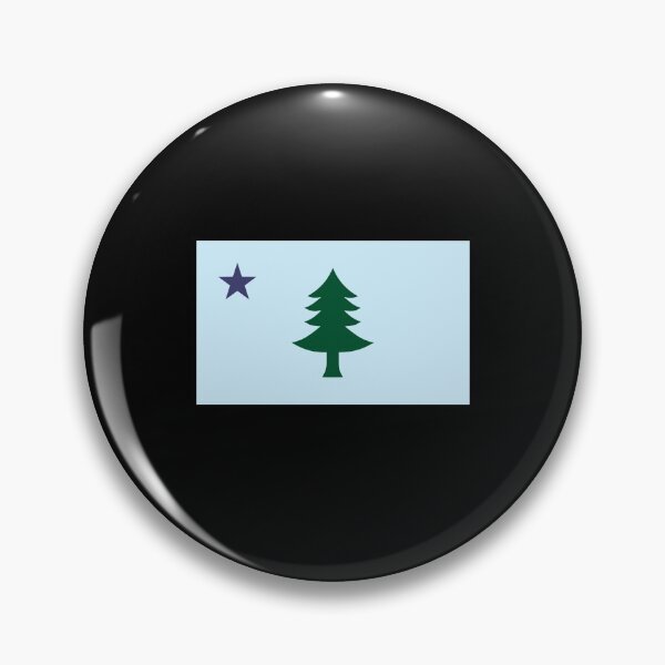 Item preview, Old Maine State Flag Shirt 1901 Tree Star  designed and sold by dgavisuals.