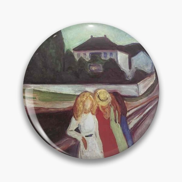 Item preview, Reunion On The Bridge munchs Poster designed and sold by geraliobened.