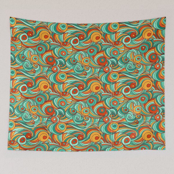Item preview, Seamless colorful pattern designed and sold by Vhutolo.