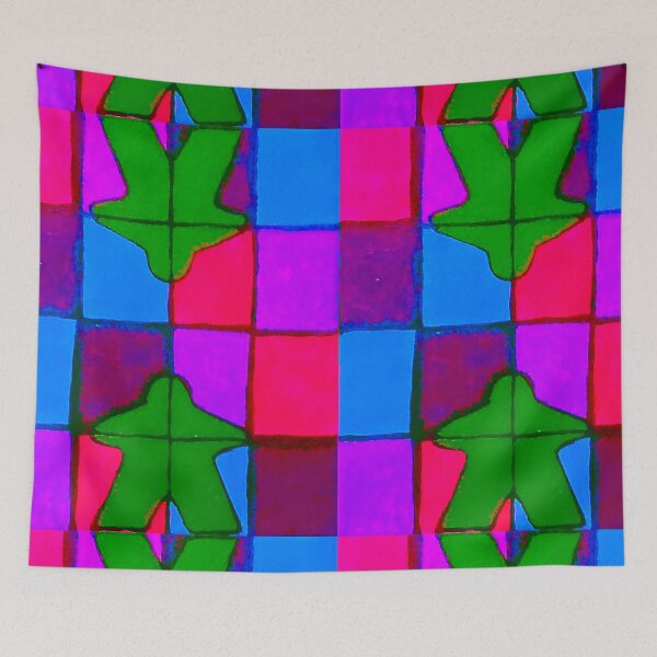 Item preview, Stained Glass Meeps Z designed and sold by Zenanigans.