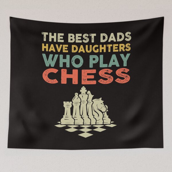 Item preview, The Best Dads Have Daughters Who Play Chess Vintage designed and sold by BiancaMoss51.