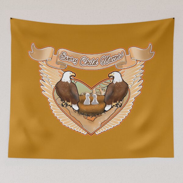 Item preview, Orange shirt day LOGO ECM Every Child Matters Eagles in Nest designed and sold by saf-saf.