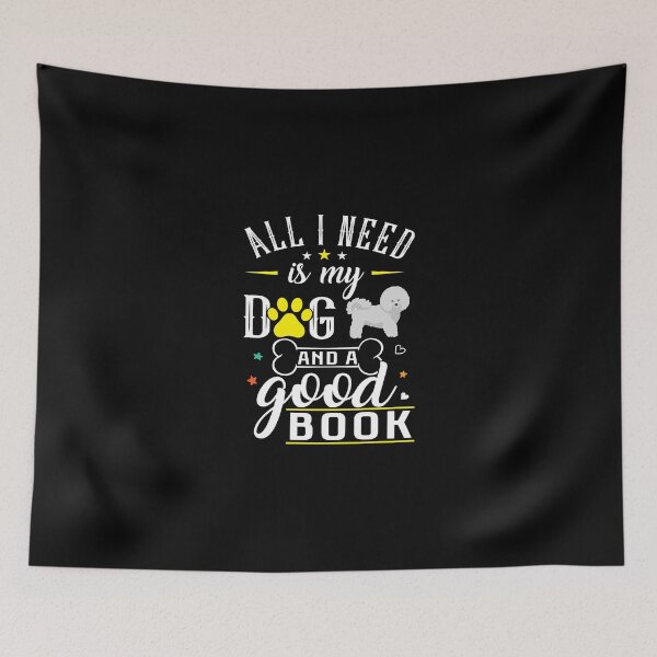 Item preview, Bichon Frise Dog Gift Funny Saying Drawing Books Reading designed and sold by eroscamila.
