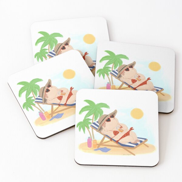Item preview, Guinea pig on the beach   designed and sold by mondesign26.