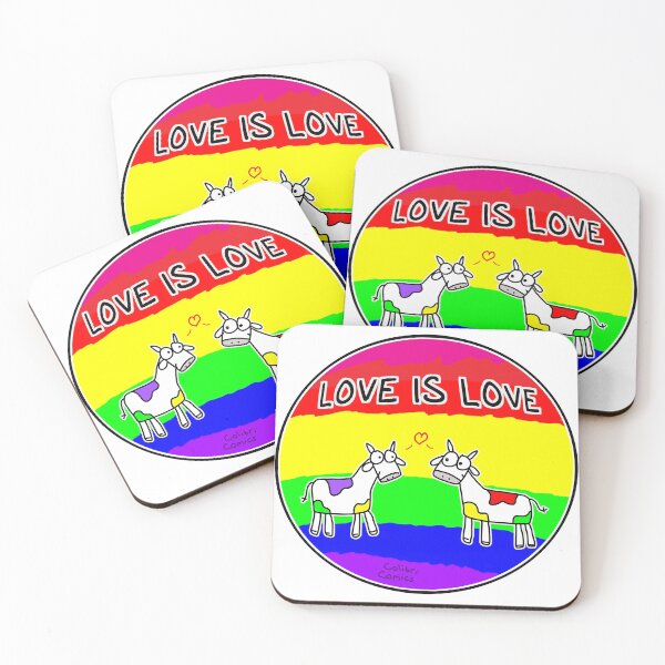 Item preview, Love is Love with Kuhi and Muhi designed and sold by ColibriComics.