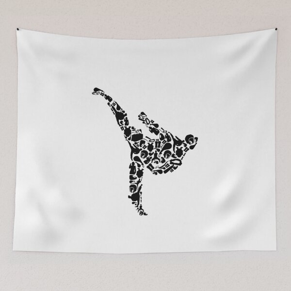Item preview, Taekwondo Pattern designed and sold by VibrantGifts.