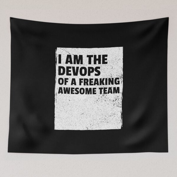 Item preview, I am the devops of a freaking awesome team designed and sold by Salma Satya & Co.