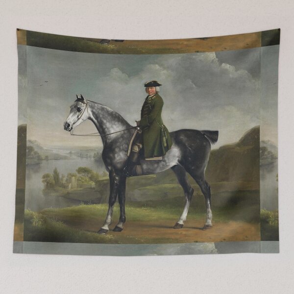 Item preview, Gentleman on a dapple stallion horse by George Stubbs designed and sold by Vintage Designs +.