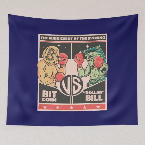 Item preview, Bitcoin VS Dollar designed and sold by K-icon.