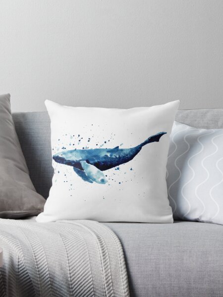 Artikel-Vorschau von Blauer Wal im Aquarell, designt und verkauft von yianling.