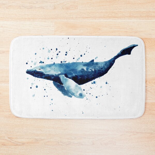 Artikelvorschau, Blauer Wal im Aquarell entworfen und verkauft von yianling.