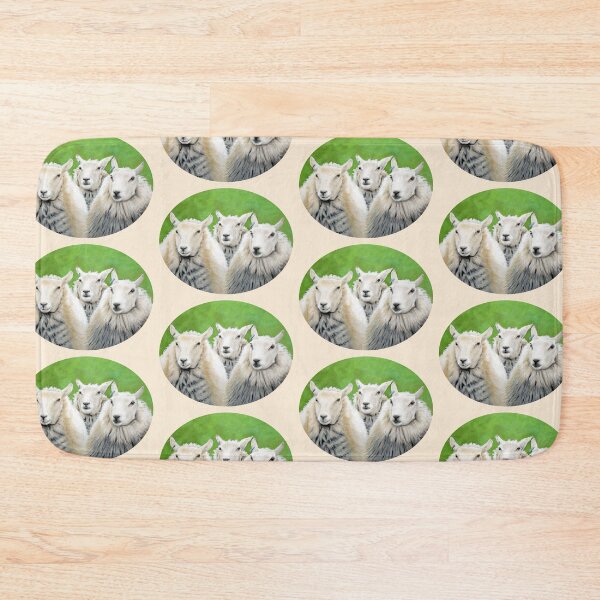 Item preview, Three Sheep (antiquewhite background) designed and sold by SandraWarmerdam.