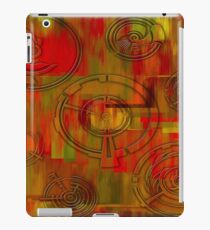 Orange and Rounds iPad Case/Skin