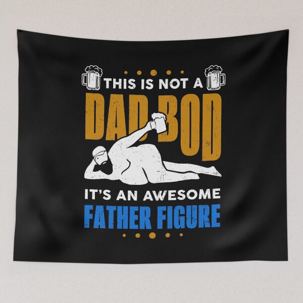 Item preview, Mens Not A Dad Bod Cool Funny Fathers Day Daddy Gag  designed and sold by kristazzsa112.