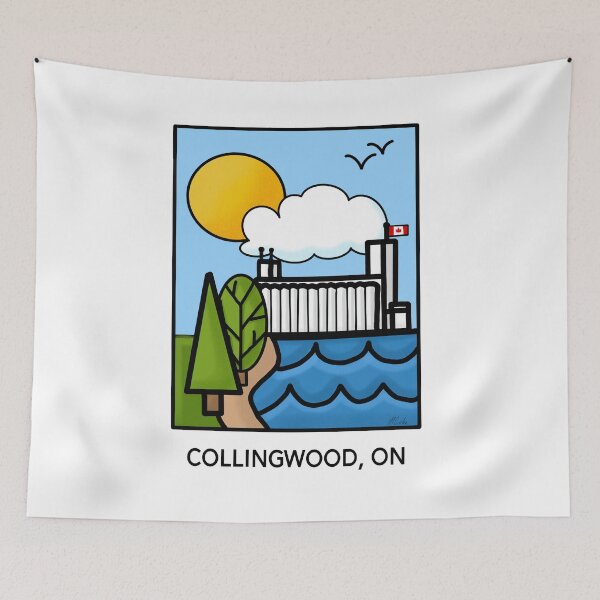 Aperçu de l'œuvre Collingwood, ON créée et vendue par Quick Brown Fox Canada.