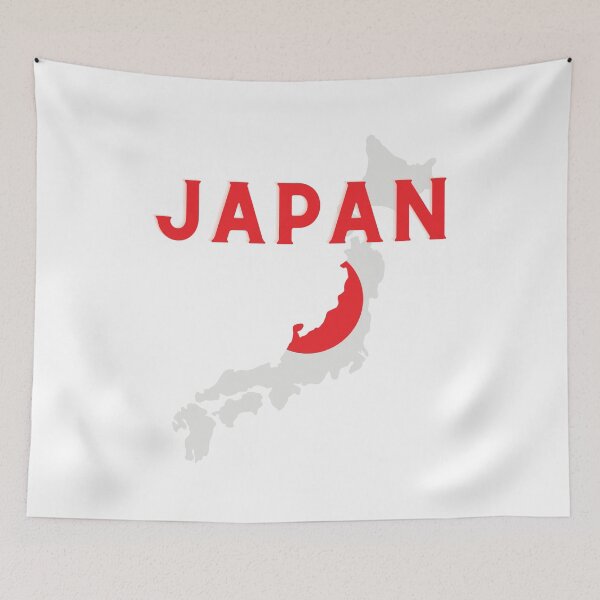 Item preview, Japan flag and map designed and sold by Yousran.