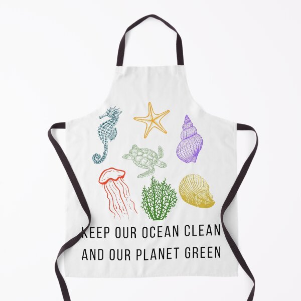 Item preview, Keep our ocean clean and our planet green designed and sold by Lineemme.