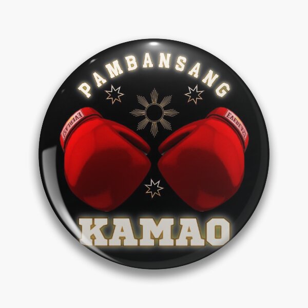 Item preview, Pambansang Kamao Boxing Manny Pacquiao Versus Errol Spence Gold designed and sold by MyPrintCharming.