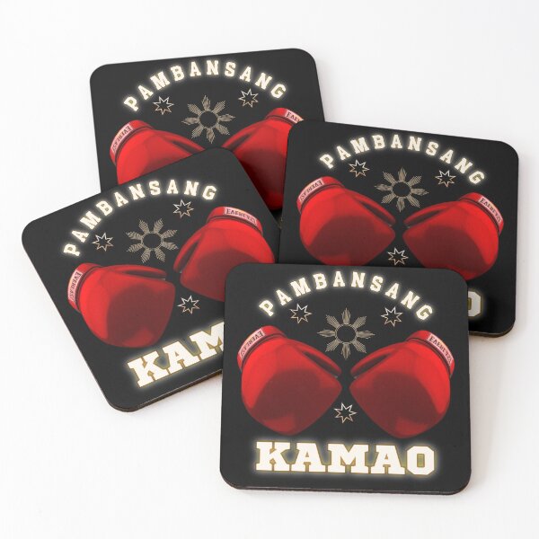 Item preview, Pambansang Kamao Boxing Manny Pacquiao Versus Errol Spence Gold designed and sold by MyPrintCharming.