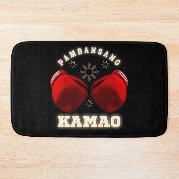 Item preview, Pambansang Kamao Boxing Manny Pacquiao Versus Errol Spence Gold designed and sold by MyPrintCharming.