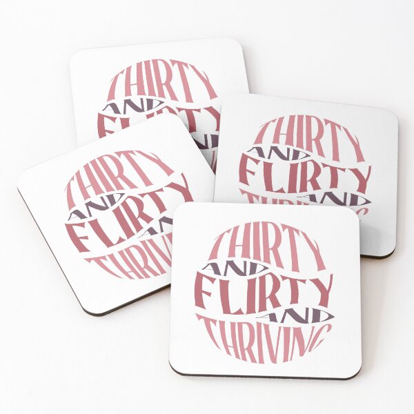 Item preview, Thirty, Flirting, Thriving Lettering Circle designed and sold by cimong.